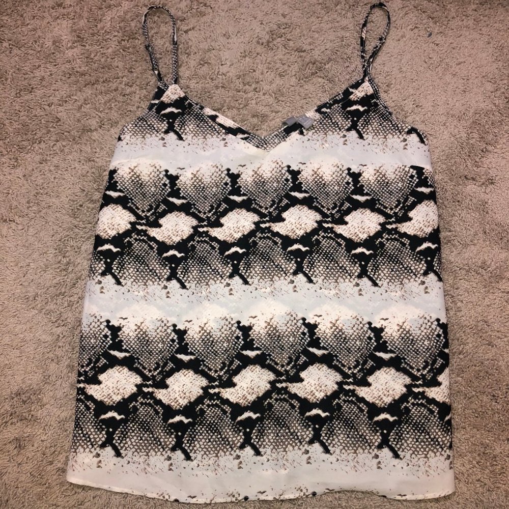 Snake Print Cami Tank Top